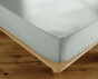 Drap-Housse 180 x 200 cm Percale de Coton 120 Fils PERRINE – Céladon