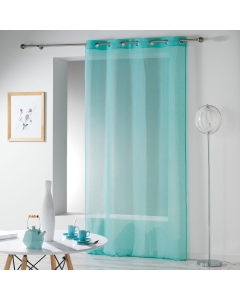 Panneau a oeillets 140 x 280 cm etamine crash telma Bleu