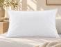 Taie d’oreiller CANDICE 50 x 70 cm - Flanelle chaude 100% coton - Blanc