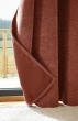 Rideau Occultant Galon Fronceur 140 x 260 cm Blackout & Polaire Bjorn Terracotta
