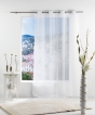 Panneau a oeillets 140 x 240 cm voile sable salina Blanc