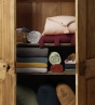 Pack Drap Housse 140 x 190 cm + 2 Taies d’Oreiller 60 x 60 cm Double Gaze de Coton GAÏA Bleu canard