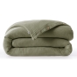 Housse de couette 260 x 240 cm quadruple gaze de coton Bella Romarin