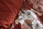 Housse de Couette Réversible 140 x 200 cm Double Gaze de Coton 125 g/m² Alba Terracotta