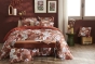 Housse de Couette Réversible 240 x 220 cm Double Gaze de Coton 125 g/m² Alba Terracotta