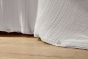 Housse de couette 260 x 240 cm quadruple gaze de coton Bella Chantilly