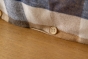 Housse de couette 260 x 240 cm Flanelle de coton BASILE – Carreaux