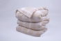 Housse de couette 260 x 240 cm cm Flanelle de coton HECTOR – Beige