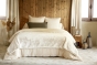 Bout de lit 90 x 220 cm fausse fourrure SVEN Ours polaire