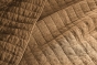 Couvre-lit 240 x 260 cm ALIX en coton jacquard - Camel