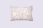 Taie d’oreiller 50 x 70 cm - 100 % coton 57 fils - Imprimé floral réversible NORA