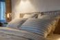 Taie d’oreiller 50 x 70 cm - 100 % coton 57 fils - Imprimé floral réversible NORA