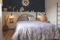 Housse de couette 260 x 240 cm coton 57 fils imprimé végétal JAVA