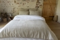 Bout de lit 90 x 220 cm 100% coton texturé TIM