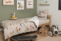 Parure de lit 3 pièces 240 x 220 cm ISIDORE – Réversible – 100% coton 57 fils