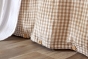 Housse de couette réversible 200 x 200 cm gaze de coton VICKIE – Ficelle