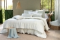Housse de Couette Réversible 260 x 240 cm Double Gaze de Coton 125 g/m² Livia Ficelle