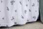 Housse de couette réversible 260 x 240 cm Double gaze de coton imprimée SUZANNE Chantilly