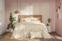 Housse de Couette Réversible 140 x 200 cm Double Gaze de Coton 125 g/m² Ava Pampa