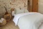 Bout de lit 90 x 220 cm 100% coton texturé TEO