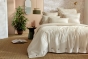 Taie d’oreiller volant plat 50 x 70 cm 100% coton Percale unie PERRINE Pampa