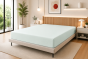 Drap Housse 140 x 190 cm Menthe – 100% Coton 57 Fils/cm² – Bonnet 30 cm