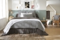 Lot de 2 Taies d'Oreiller 60 x 60 cm Double Gaze de Coton VICKIE Truffe