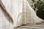 Housse de couette réversible 200 x 200 cm Gaze de coton tissée teinte GAÏA MATCH Pampa