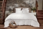 Housse de couette 260 x 240 cm quadruple gaze de coton Bella Chantilly