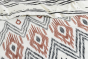 Parure de lit réversible ETHNIC 260 x 240 cm + 2 taies 100% coton 57 fils