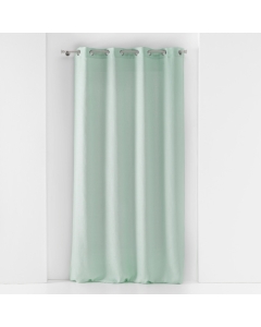 Voilage à oeillets 140 x 240 cm voile tissé Soane Vert menthe