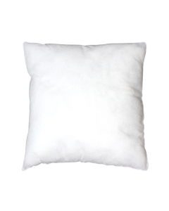 Interieur coussin compr. roule 40 x 40 cm polyester uni grs Blanc