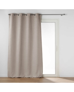 Rideau occultant 140 x 240 cm occultant jacquard Dusky Beige