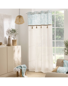 Rideau à Œillets Hera - 140 x 240 cm - Coton/Polyester avec Pompons