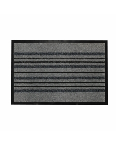 Tapis rectangle 40 x 60 cm anti-poussiere grattoir piano Gris