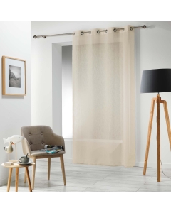 Panneau a oeillets 140 x 240 cm voile tisse carlin