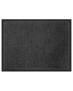 Tapis rectangle 50 x 80 cm anti-poussiere uni telio Gris