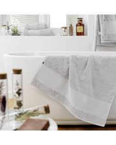 Serviette 70 x 130 cm garance nuage Gris