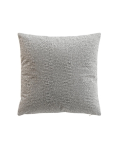 Coussin dehoussable compresse 45 x 45 cm fils chenille+velours uni meriel Sans