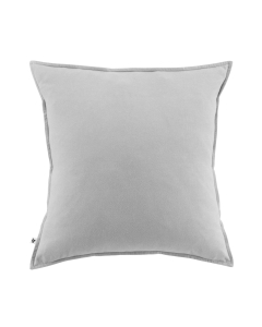 Taie d'oreiller chaude flanelle 63 x 63 cm Candice Gris chambré