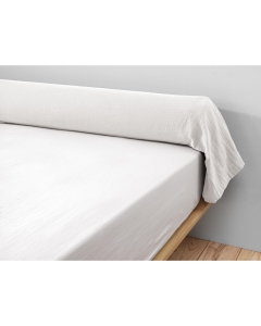 Taie de traversin gaze de coton Bio 85 x 185 cm Blanc