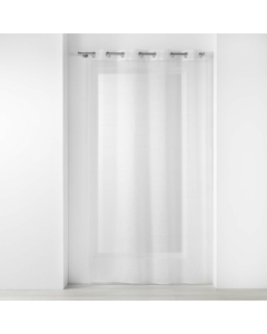 Panneau a oeillets 140 x 240 cm voile sable fantaisie ninon Sans