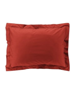Taie d'oreiller vp 50 x 70 cm percale uni 78 fils percaline  +p. bourdon Tomette