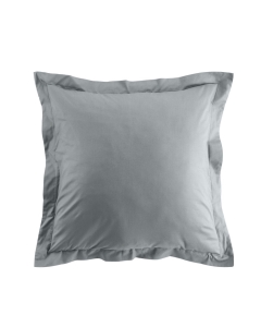 Taie d'oreiller vp 63 x 63 cm uni bio 57 fils gots biolina  +p. bourdon Gris