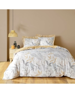 Parure 3 p. 240 x 220 cm polycoton  52 fils Kimberly Naturel