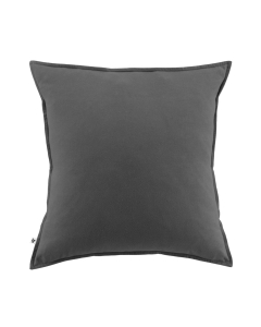 Taie d'oreiller chaude flanelle 63 x 63 cm Candice Anthracite