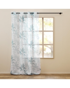Voilage a oeillets 140 x 240 cm voile sablé imprimé Hera