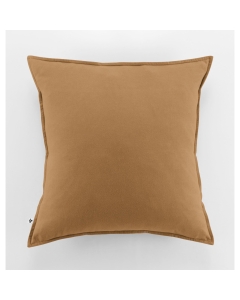 Taie d'oreiller flanelle 63 x 63 cm candice camel Marron