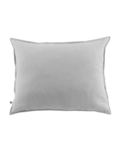 Taie d'oreiller flanelle chaude 50 x 70 cm Candice Gris chambré