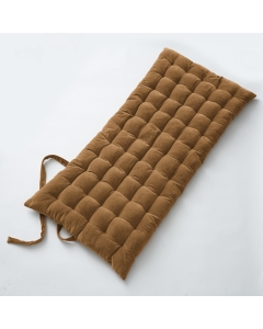 Matelas de sol 60 x 120 velours de coton césar camel Marron